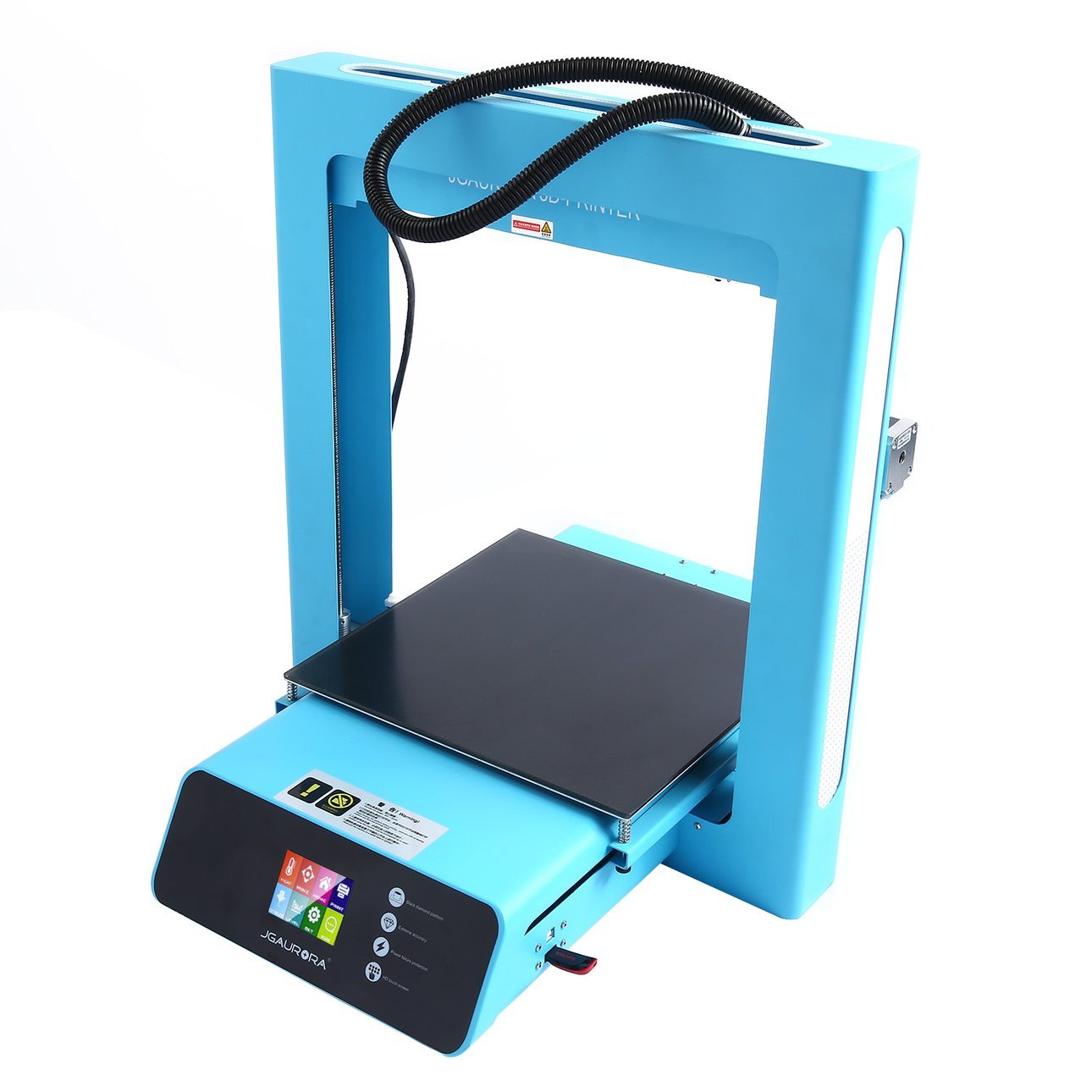 Blue A5 Ballylelly Jgaurora A5 3d Printer Precision 28 Hd Touch Screen Off Line Printing Machine Filament Runs Out Detection Resume Print Amazon In Industrial Scientific