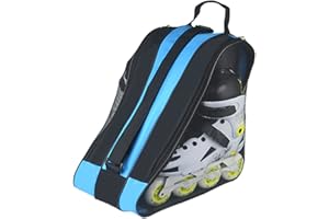 Gooyule Ice Skate Bag - Large Capacity Skating Bag Fits Quad, Inline and Most Roller Skates