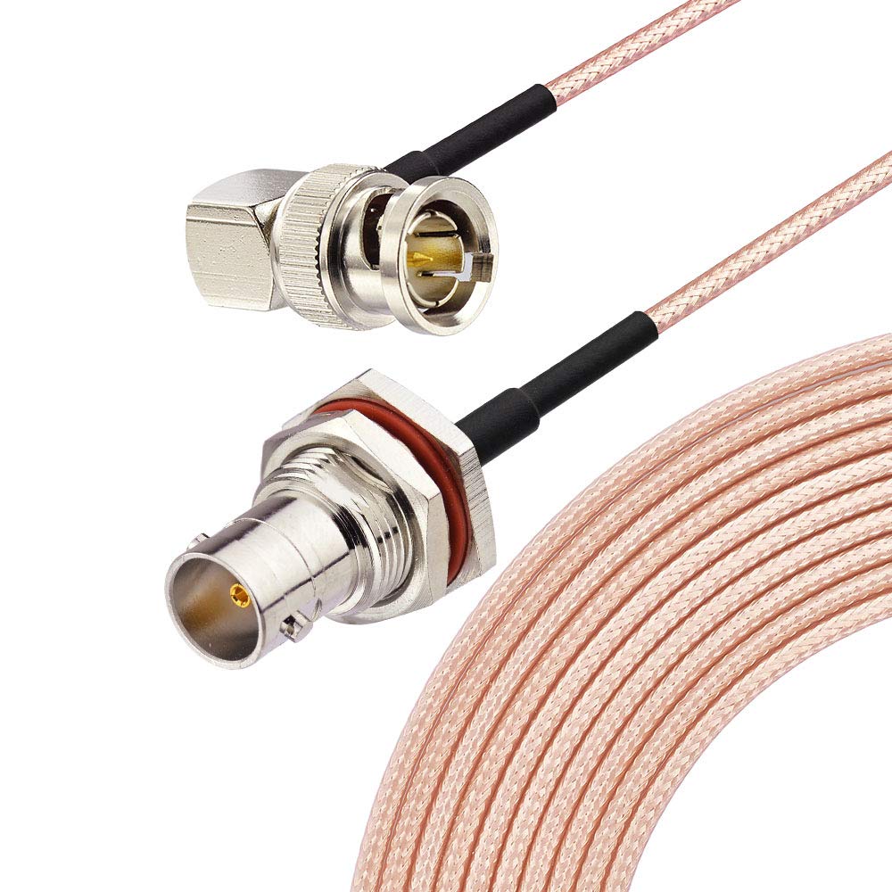 Câble SDI Coudé 2 M BNC Mâle Vers HD BNC Micro Mâle - Belden 1855A, 75 Ohm, Pour Caméras Et Transmission Vidéo