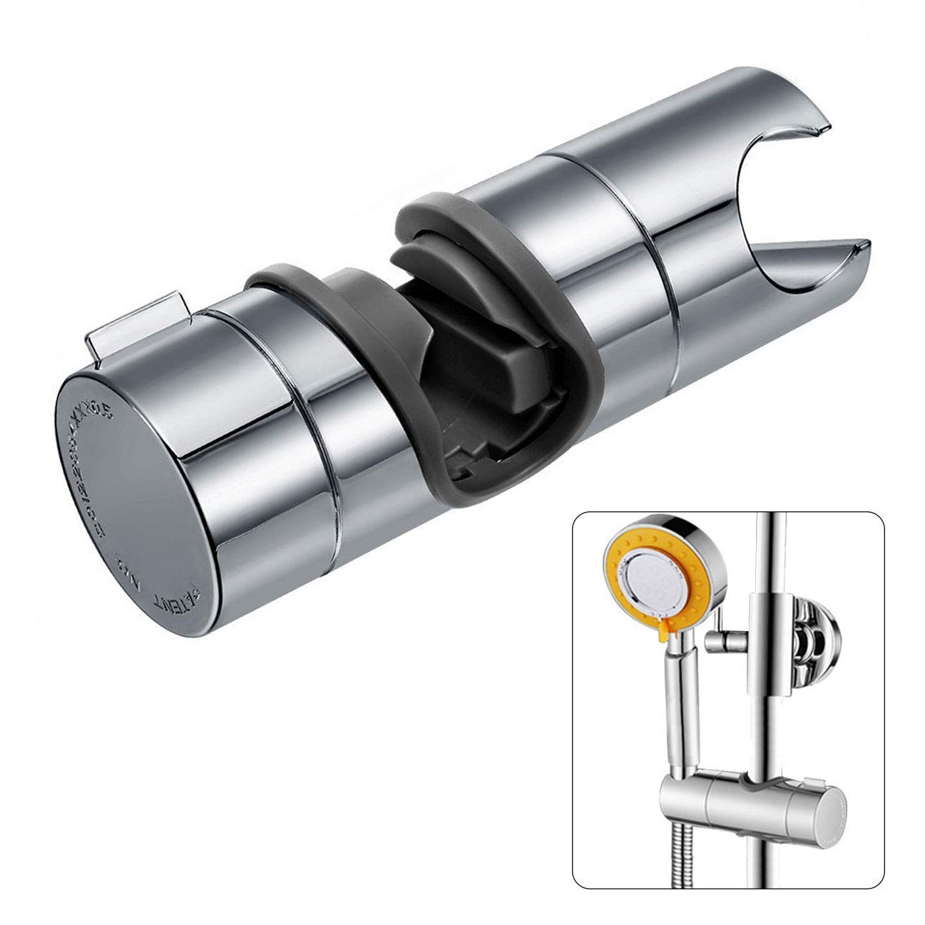 Joyoldelf 1825MM Adjustable ABS Replacement Hand Shower Rail Head