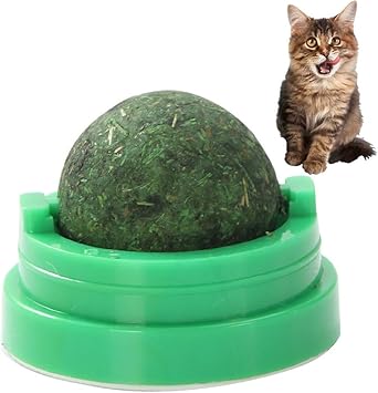 Amazon Qmys ペット用品 猫のキャットニップ 猫スナック ペットのおもちゃ 舐める飴 猫用おやつハッカボール ミント 薄荷 1ｐｃ Qmys またたびトイ 通販