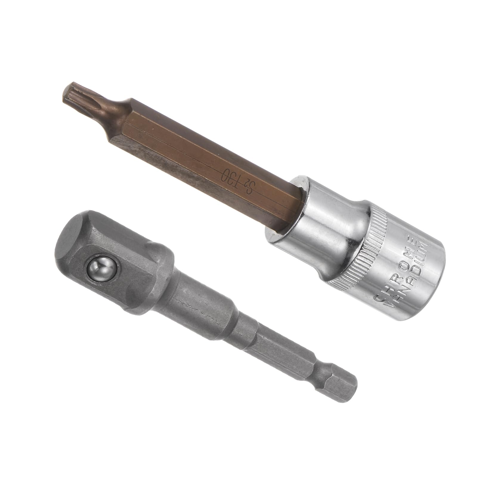 CoCud Torx Bit Socket, T30 Bit 1/2" Drive 4" Length, CR-V Socket with Socket Extension - (Applications: for Fastener Application)