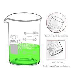 Glass Beakers Set Borosilicate Graduated Measuring