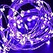 CrazyFire LED Lights String Wedding Lights, 33ft/10m 100 LEDs Purple Copper String Light Copper Wire Lights for Festival Holiday Christmas Wedding Halloween Party Patio Home with USB Interface