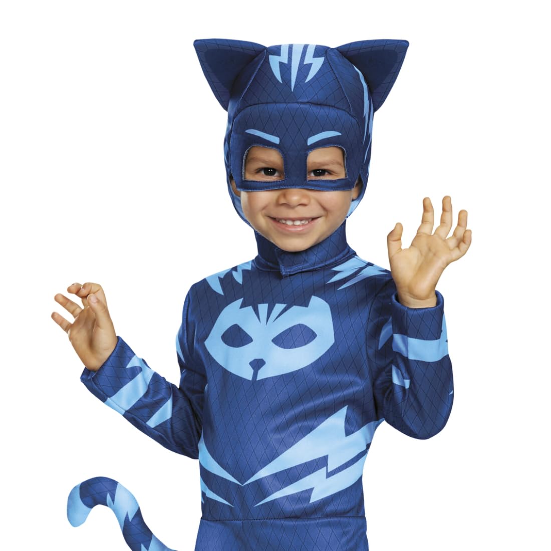 Disguise Catboy Costume for Kids, Official PJ Masks Costume Jumpsuit