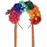 DreamLily Flower Crown Headband Halloween Cinco De Mayo Party Costume Dia de los muertos Headpiece NC25