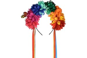 DreamLily Flower Crown Headband Halloween Cinco De Mayo Party Costume Dia de los muertos Headpiece NC25