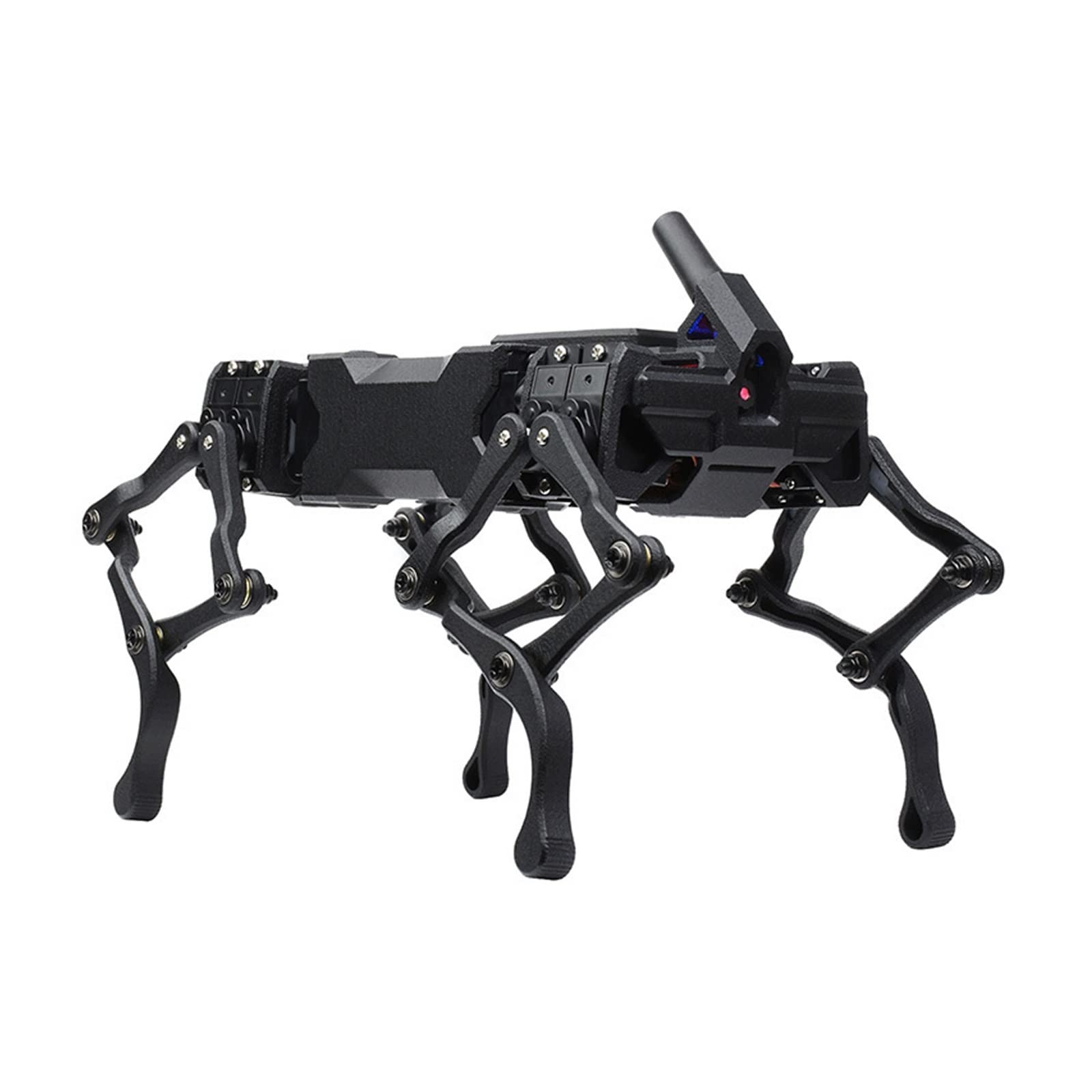 スマートロボット バイオニック 4重ロボット 犬 AI 人工知能ロボット 12度の自由度 顔認識 オープンソース プログラミング ロボットおもちゃ (色: アップグレード版)