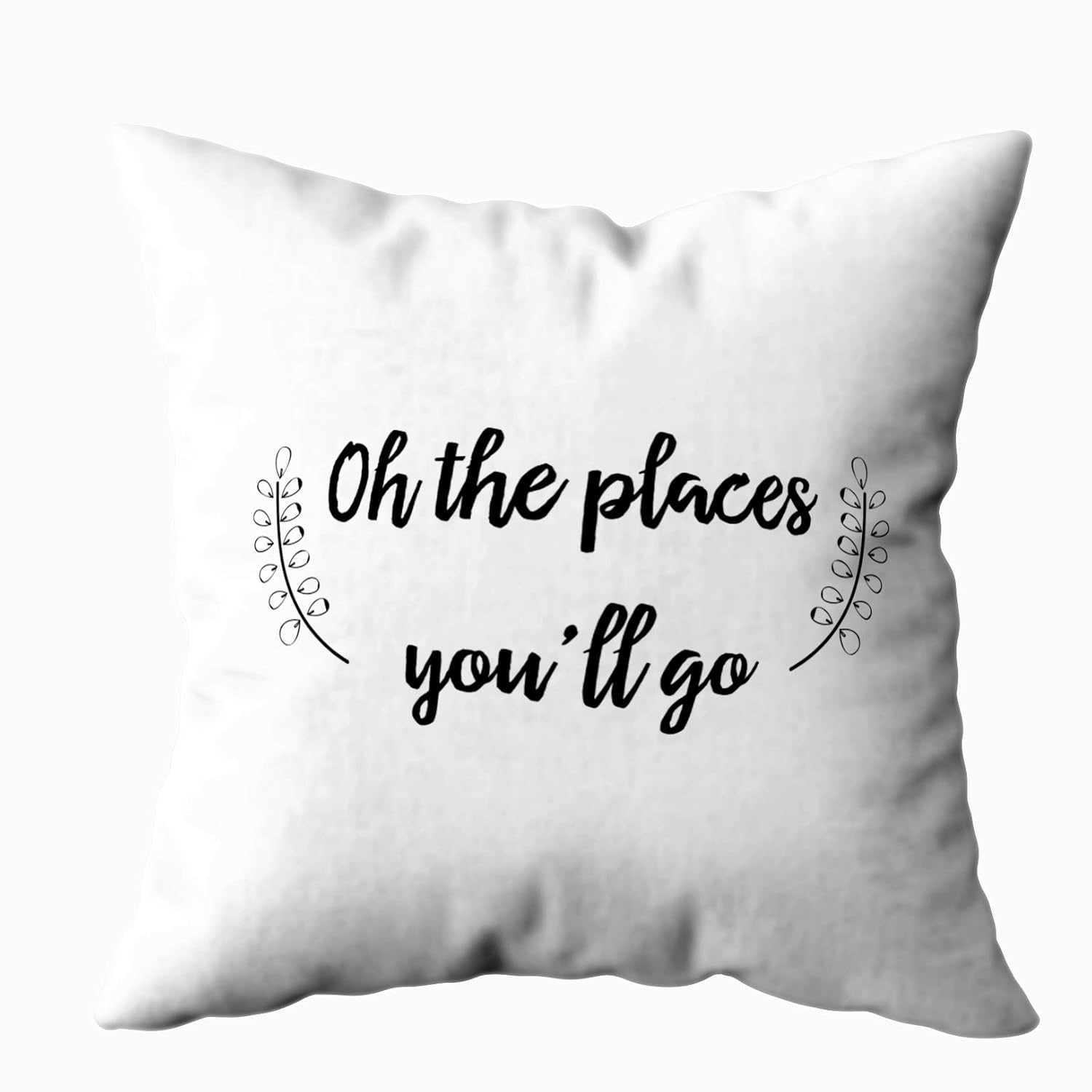 Amazon Com Capsceoll Fun Pillows Case Calligraphy Saying Print
