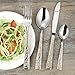 ZOSYNS 24K Gold-Plated Silverware Set 18/10 Stainless Steel Flatware Set Gold Flatware Cutlery Set Forks Spoons Knives set,1 Set
