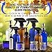 Amber Brown 4-Ounce Glass Bottles with Stainless Steel Pump Nozzles (4 Pack); Empty Boston Round Bottles Ideal for Lotion & Liquid Soap