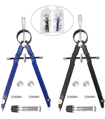 Pwsap 2Pcs Règle à Dessin géométrique Multifonction en Plastique, Outil de Mesure pour Fournitures Scolaires ​et de Bureau, Nouveau Modèle De Dessin Géométrique, Geometric Ruler Drawing Ruler, Bleu