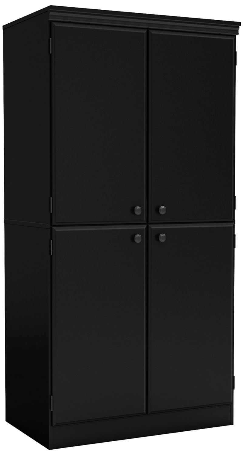 South Shore Tall 4 Door Storage Cabinet With Adjustable Shelves Gray Maple Kitchen Dining Dprd Tasikmalayakab Go Id