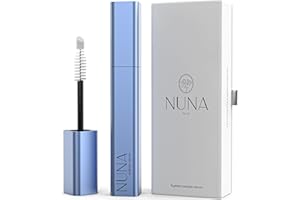 NUNA Eyelash Growth Support Serum 6ml – Eye Lash and Eyebrow Enhancing Serum for Women & Men with Biotin - Korean Multi Peptide & Natural Extracts – Promotes Fuller and Longer Lashes - 6 Month Supply