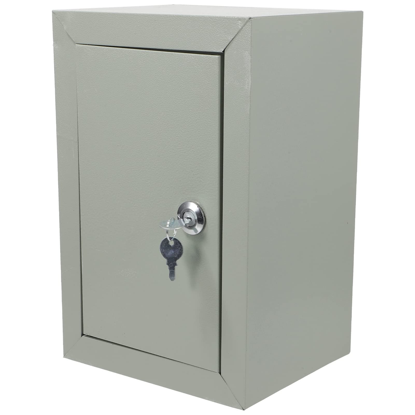 Angoily Outdoor Waterproof Electric Box 12X8X6 Inch Lockable Metal Junction Box Weatherproof Electrical Enclosure for Industrial and Home Use