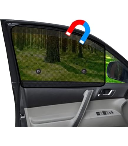 Rv Window Shade 5PCS Car Sun Shade Side Window Screen Sun Shade Mesh Cover Windshield Sunshade Mirror For Baby In Car - Foto 9