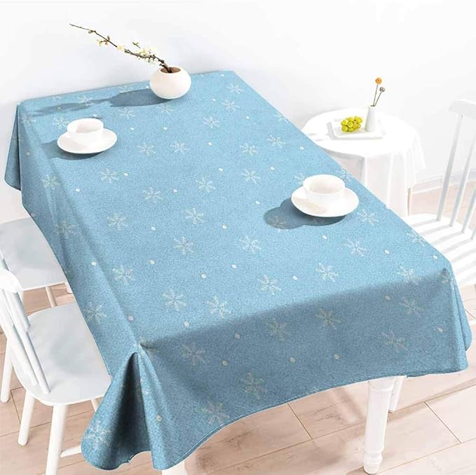 familytaste Mantel Rectangular de Navidad de 70 x 102 Pulgadas, diseño