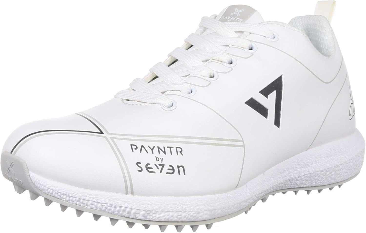 Seven by M.S. Dhoni Men's White Cricket Shoes11 UK (46 EU) (58111401S8) Oxfords