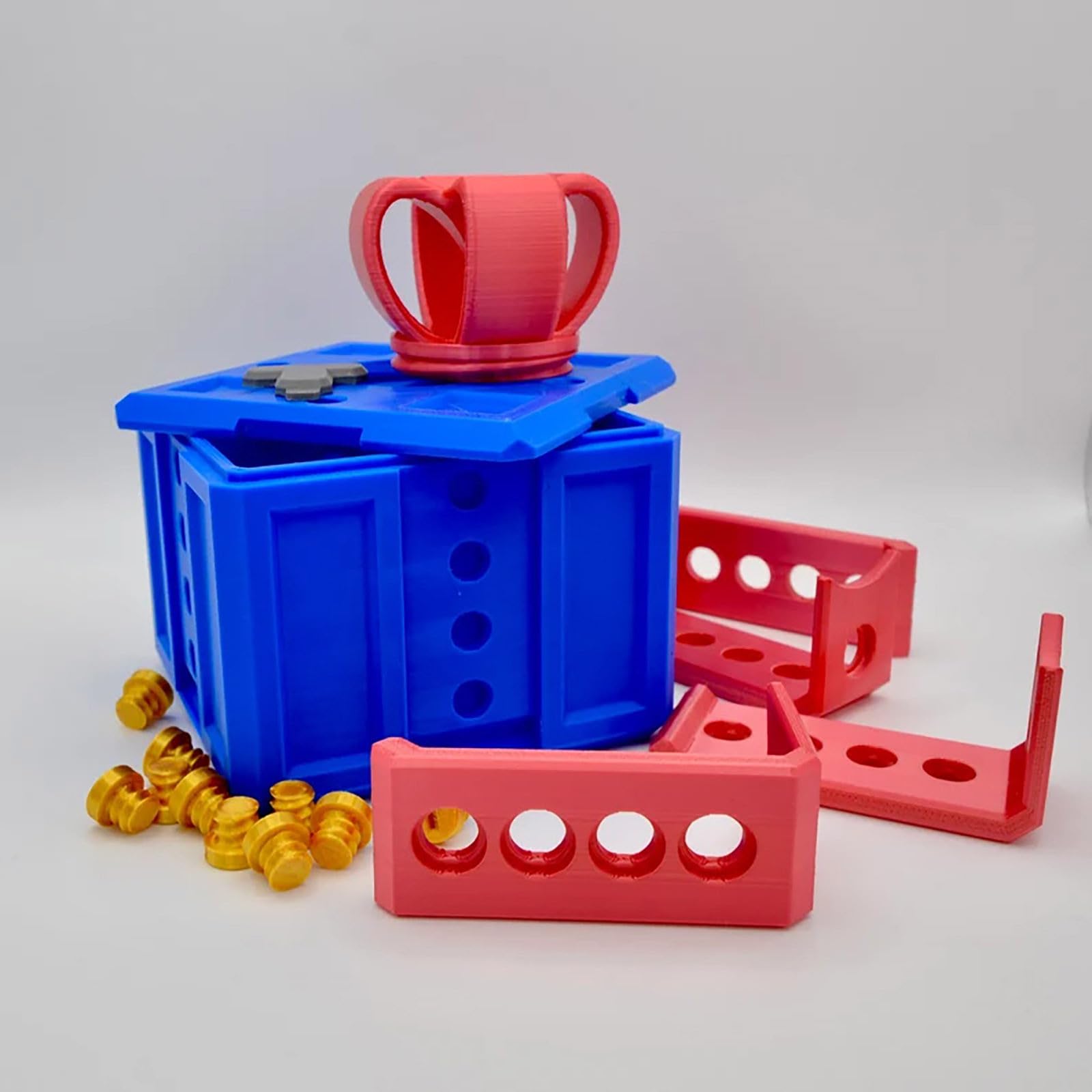 Really Annoying Gift Box with Twist Storage and Assorted Colors,Prank Screw Box,3D Printed Really Annoying Gift Box with Screws, Novelty Gift Wrap Box Prank Gift Box For Christmas (A02)