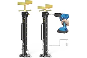 AUH 2025 New Upgraded RV Slide Out Supports Stabilizer Jacks,Adjustable Height 16"-36",Camper Slide Out Support Jacks,Travel Trailer Stabilizer Jacks,Supports Up to 5,000LBS,Power Drill Adjust