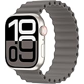 Arctime Silicone Ocean Solo Loop Bands Compatible with Apple Watch Band 49mm 46mm 45mm 44mm 42mm 41mm 40mm 38mm, Soft Breathable Sport Strap for iWatch Ultra 3 2 1 Series 11 10 SE 9 8 7 6 5 4 3