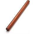 Wood Rolling Pins for Baking- Fulimax 16" Classic Wooden Rolling Pin for Dough, Rodillo Para Masa for Fondant Pizza Pie Crust Cookie Pastry Pasta, Baking Essentials, Rosewood
