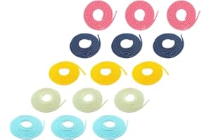 PHENOFICE 15 Pcs TPU Cable Line Sleeves Charger Protector for Data and Computer Cables for Desk Random Color