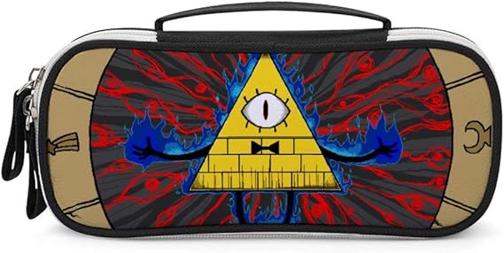 Amazon Co Jp 怪奇ゾーン グラビティフォールズ ビル サイファー ペンケース 手提げ付き化妆包 大容量 スシンプル道具収納袋 機能的 化粧品袋 収納小物入れ 化粧品キュービックス ペンケース ラウンドジップ ボックス 便利 学生用 社会人用 服 ファッション小物