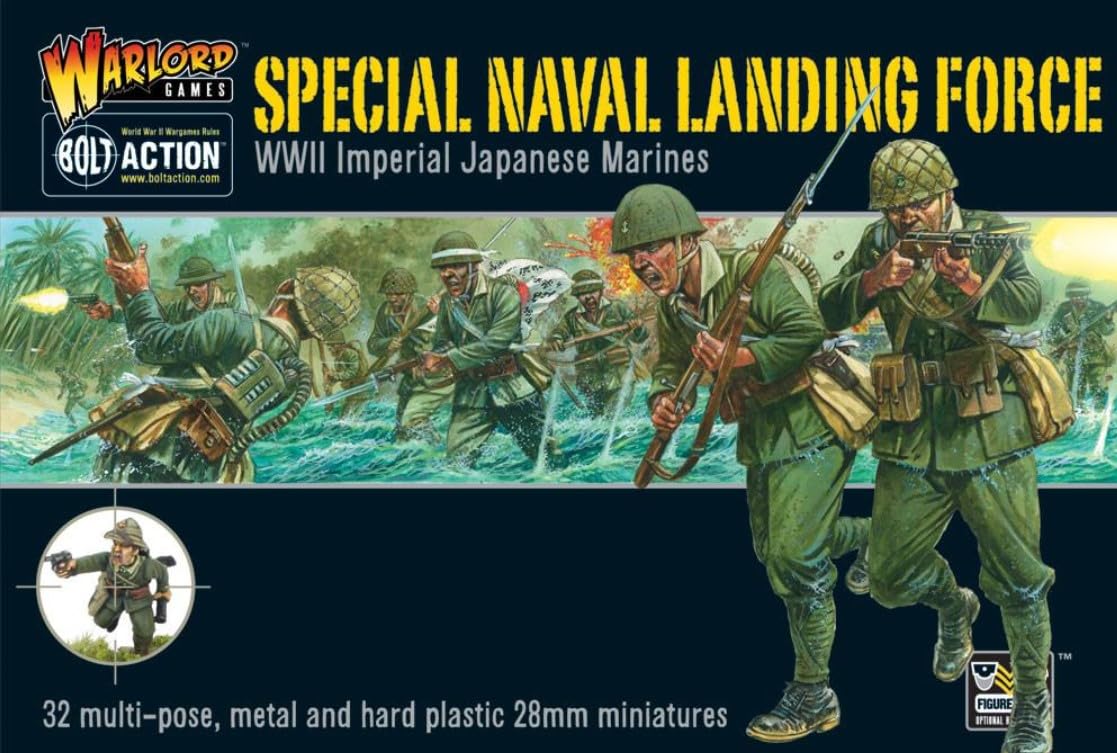 Warlord Games Special Naval Landing Force - 28mm Scale Plastic Miniatures for Bolt Action Highly Detailed World War 2 Miniatures for Table-top Wargaming
