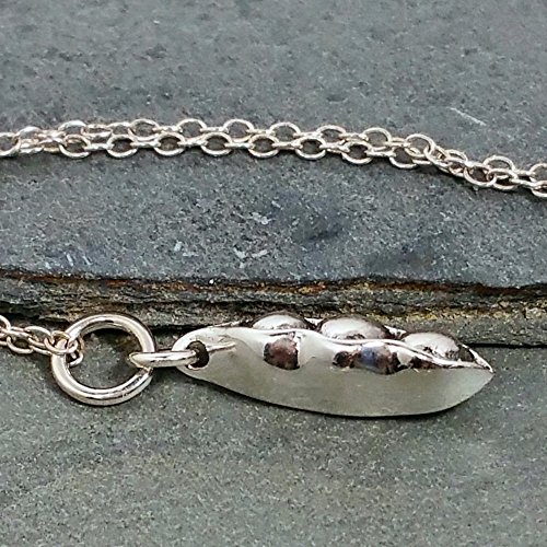 Three Peas in a Pod Necklace - 925 Sterling Silver (TPP2)