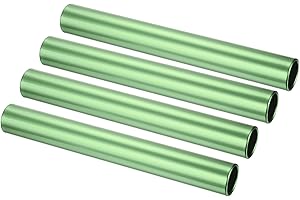 PATIKIL Relay Track Baton, 4 Pcs Aluminum Tube Field Running Race Stick Corrosion Resistant for Outdoor Athletics Sport Game 