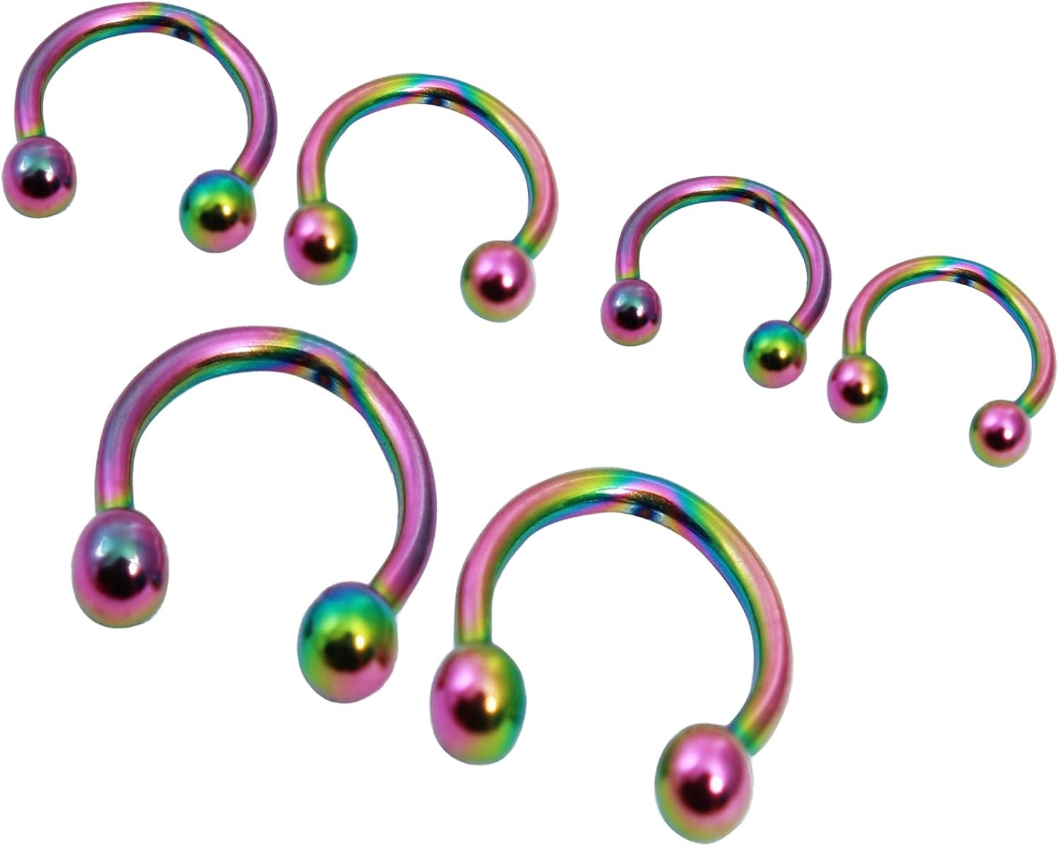 Badboy 1/41/2 in 316l 3 Pairs of Titanium Steel