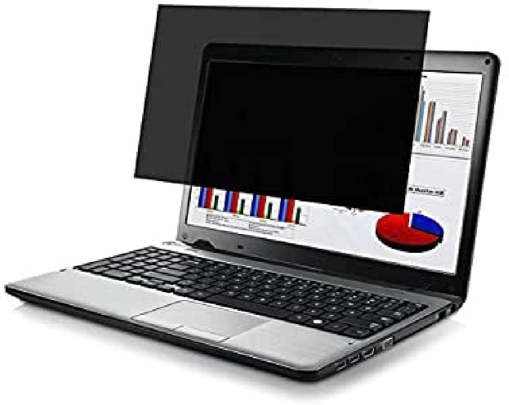 Port Designs - Black Privacy Filter 2D - 14' 16/9-310 x 175 - Touchscreen