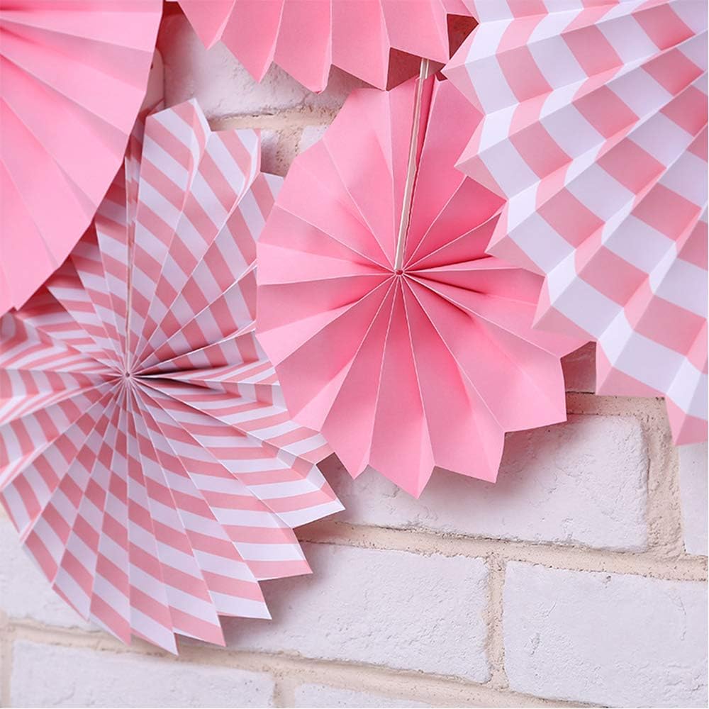 Ensemble Deventails En Papier Eventails En Papier A Suspendre Fleurs Eventail Boule Papier Pompom Eventail Decoration De Fete Papier Pom Poms Pour Anniversaire Mariage Noel Carnaval 6 Pieces Cuisine Et Maison Fournitures