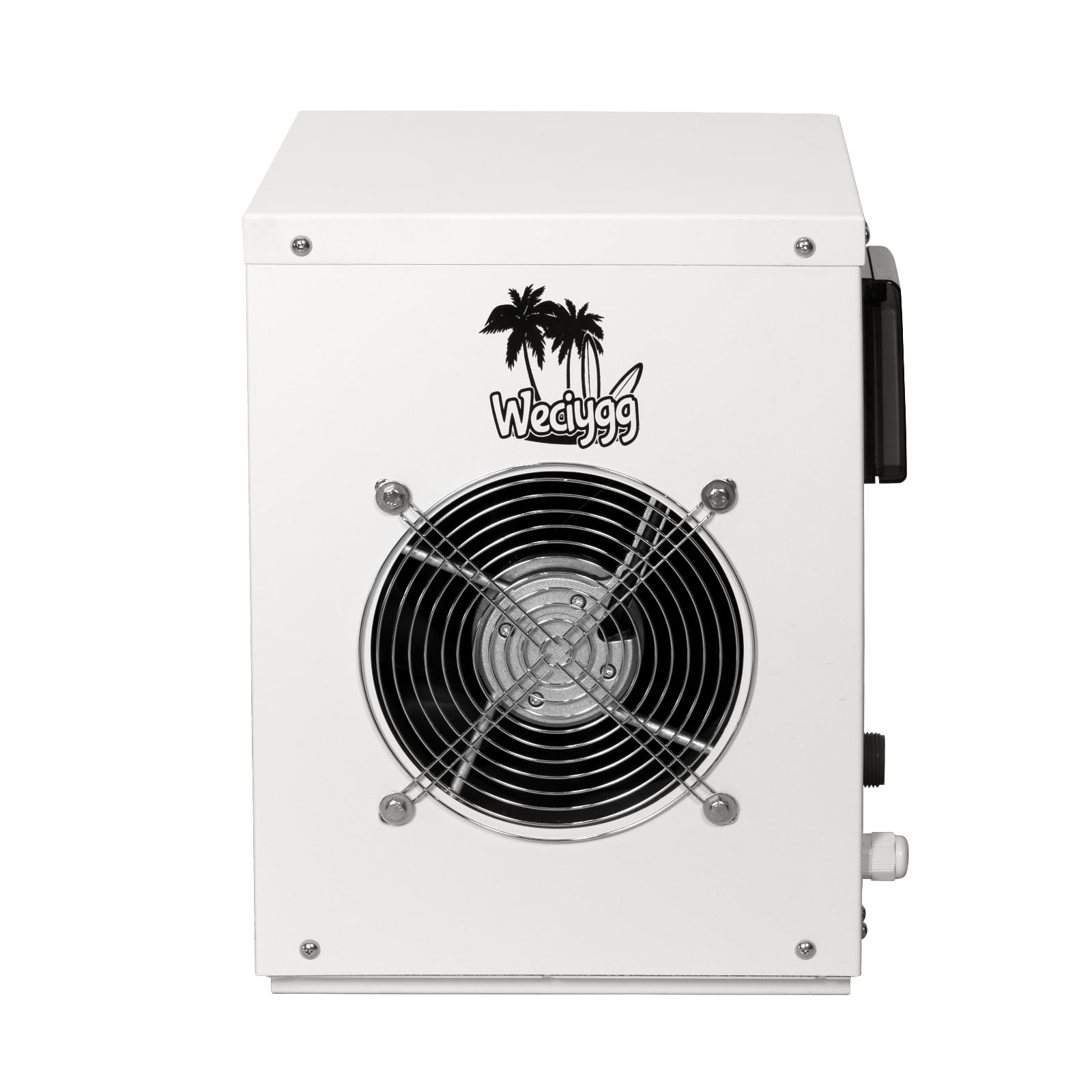 Photo 1 of ***PARTS ONLY***
WECIYGG Mini Swimming Pool Heat Pump 12000 BTU for Above Ground Pools, 3.5 kW Electric Pool Heater with Titanium Heat Exchanger, 110V 60Hz, Up to 2000 Gallons