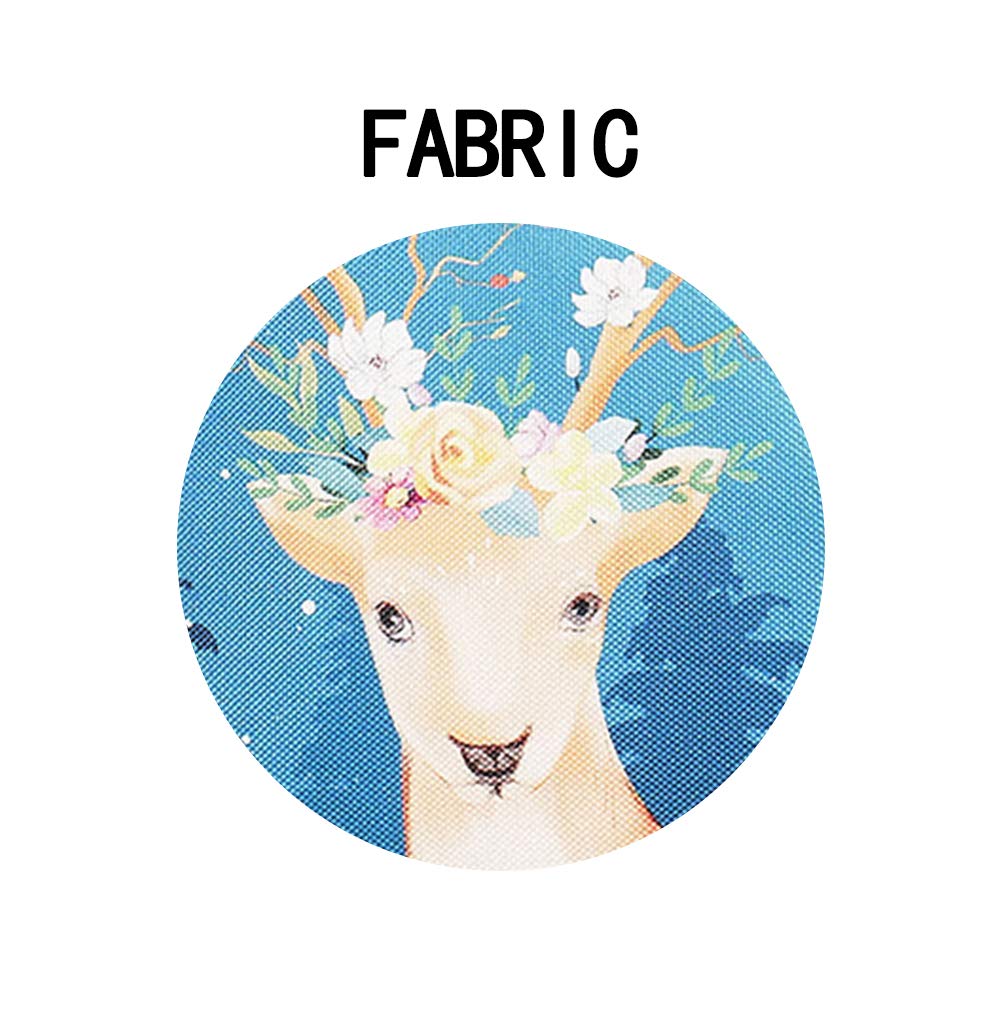 Tedars Christmas Throw Pillow Covers, 18x18 Inch Pillow Covers Cotton Linen Burlap Cushion Cover for Sofa with Christmas Reindeer.