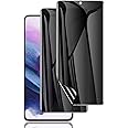 LYWHL [2 Pack for Samsung Galaxy S21 Plus Privacy Screen Protector, Anti-Spy Full Adhesive Flexible Film for Galaxy S21 Plus, [Compatible Fingerprint] Easy Installation Frame