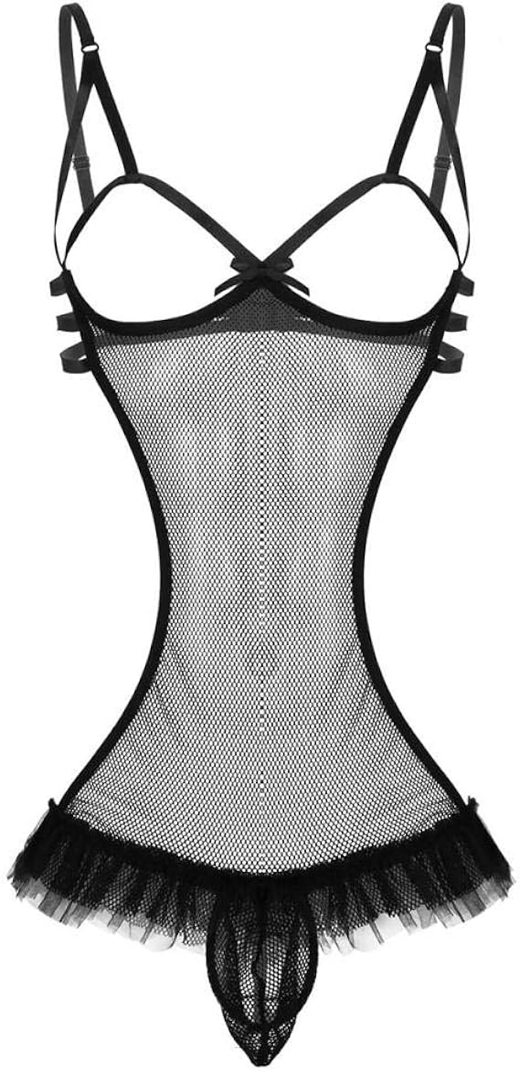 GWSFQ Sexy Lingerie for Sexy See Throughsexy OnePiece Netted Bodysuit