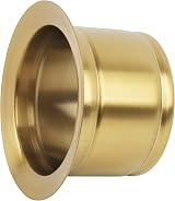 LQS Golden Extended Sink Flange for Deep Garbage Disposal Sinks - 3.5 Inch Drain view 4