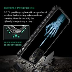TnXee Compatible with iPhone 14 Pro Max Case,X ray