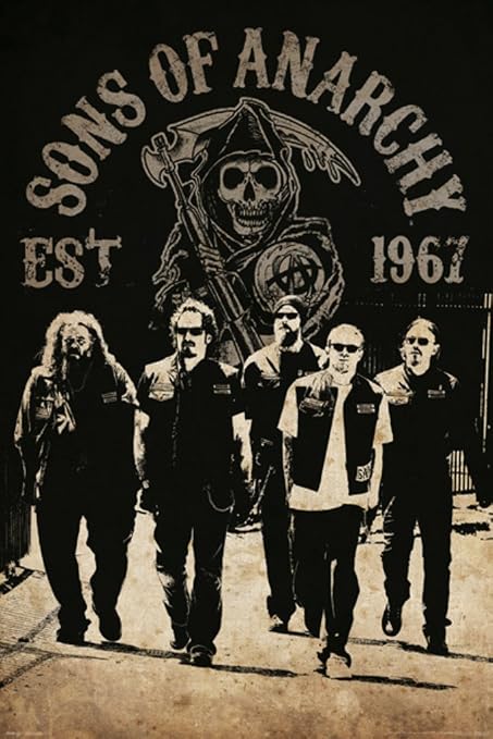 Amazon.com: Pyramid America Sons of Anarchy Reaper Crew TV Cool ...