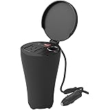 150W Car Power Inverter DC 12V to 110V AC Outlet EasyFocus Cup Holder Car Converter Adapter with 4.8A Dual Smart Quick USB Charger