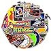 Back to The Future Stickers - Laptop Vinyl Waterproof 50 Pack Decals Suitable for Water Bottle Car Motorcycle Bicycle Bumper Skateboard Helmet Luggage Phone Case DIY Decoration Gift [No-Duplicate]