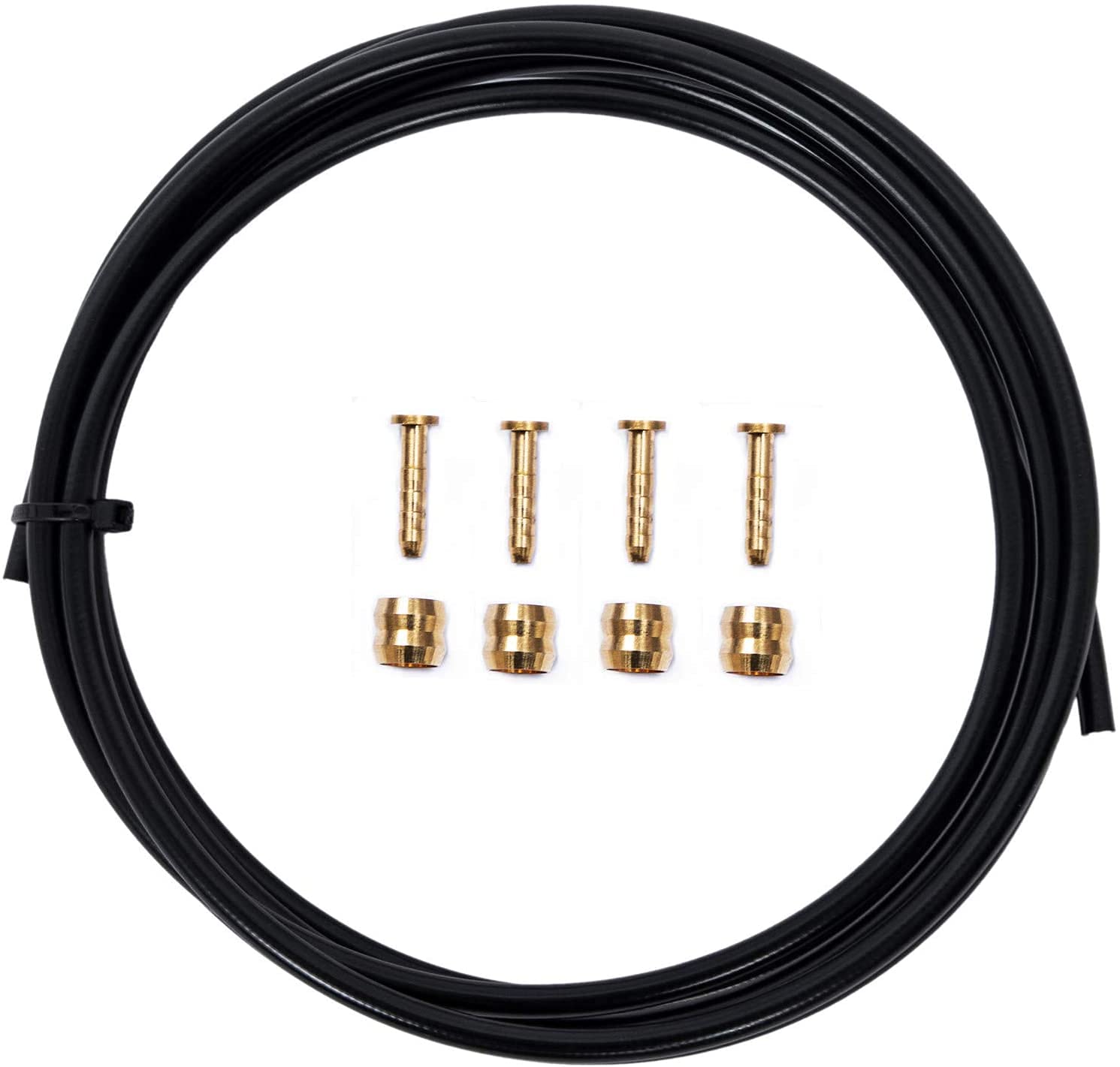 YBEKI Pro Hydraulic Brake Hose Kit 2500mm | Military-Spec Kevlar/Teflon for Shimano BH59/BH90 SRAM Magura | EN 14765 Certified with Copper Fittings