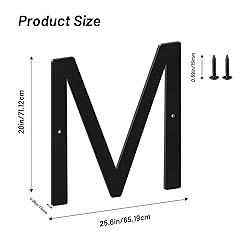 28 Inch House Numbers and Metal Letters for Outdoor