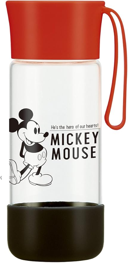 Amazon スケーター 耐熱 ガラス製 マグボトル 水筒 400ml カバー付 ミッキーマウス Glb4 水筒 マグボトル オンライン通販