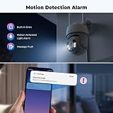 Codnida 2K Outdoor WiFi PTZ Security Camera 360° Night Vision Human Detection view 4