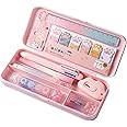 MOZXIRZ 9 Pcs Cute Pink Stationery Set Cat Paw School Supplies Kawaii Office Supplies Including Pens Pencil Sharpener Highlighter Eraser Correction Tape Ruler Utility Knife (Cat Paw-Pink)