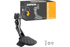 GSPSCN Tailgate Bedstep Rear Bed Step for Dodge Ram 1500 DT 2019 2020 2021 2022 2023 2024 with Dual Exhaust（New Body Style），Folding Truck Step Retractable Bumper Tailgate Step # 82215289AG,82215289AH