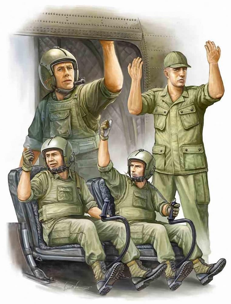 Trumpeter 1:35 - US Army CH-47D Chinook Crew Vietnam